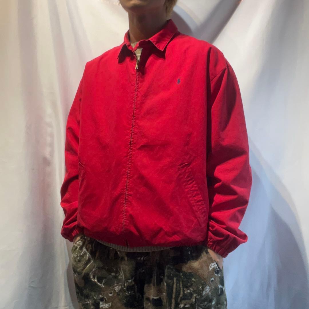\"POLO Ralph Lauren\" 90s / スイングトップ L レッド