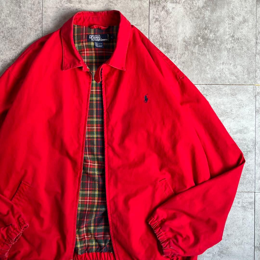 \"POLO Ralph Lauren\" 90s / スイングトップ L レッド