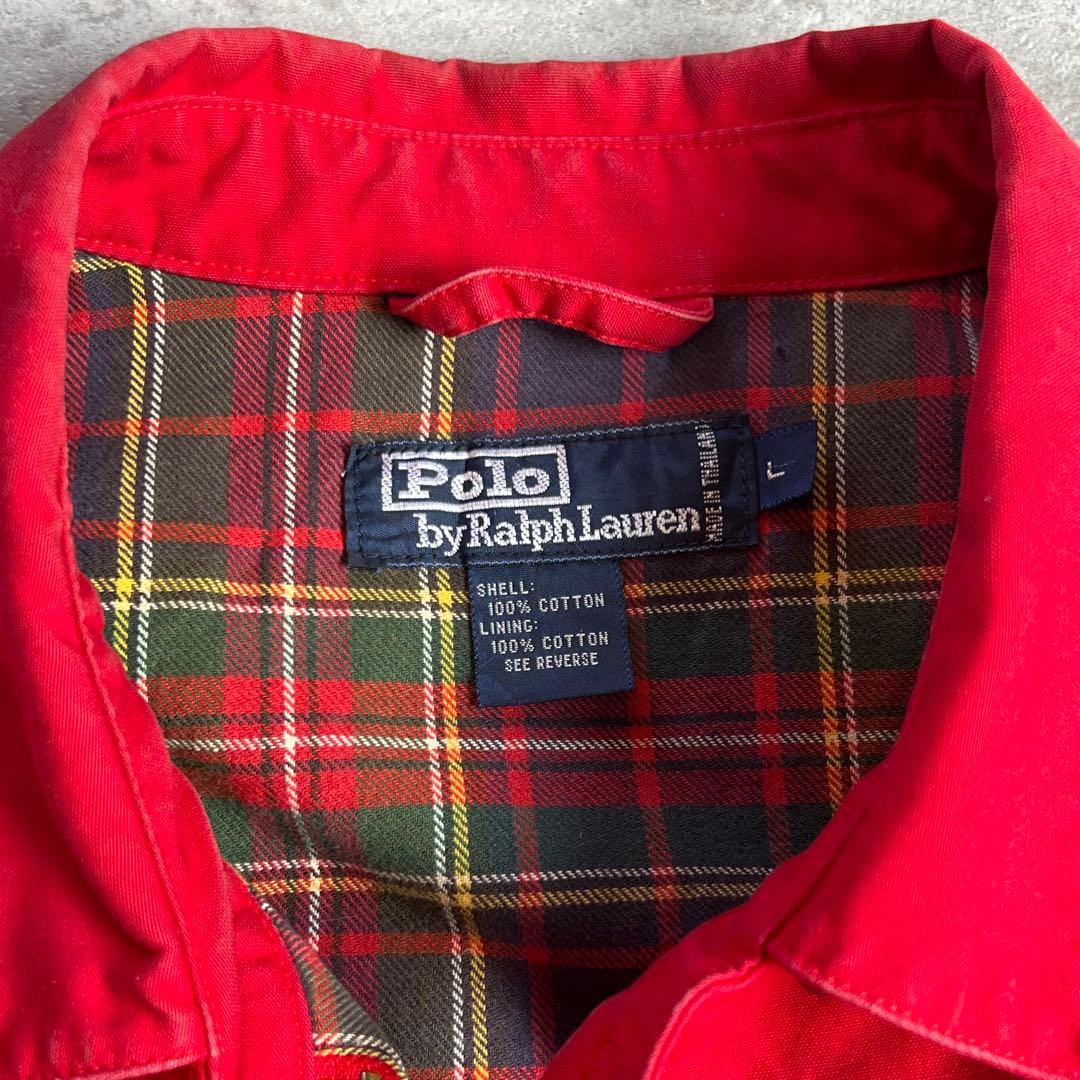 \"POLO Ralph Lauren\" 90s / スイングトップ L レッド