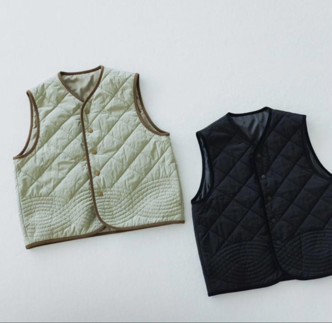 キルティングベスト / よしいちひろさんコラボ　北欧暮らしの道具店
