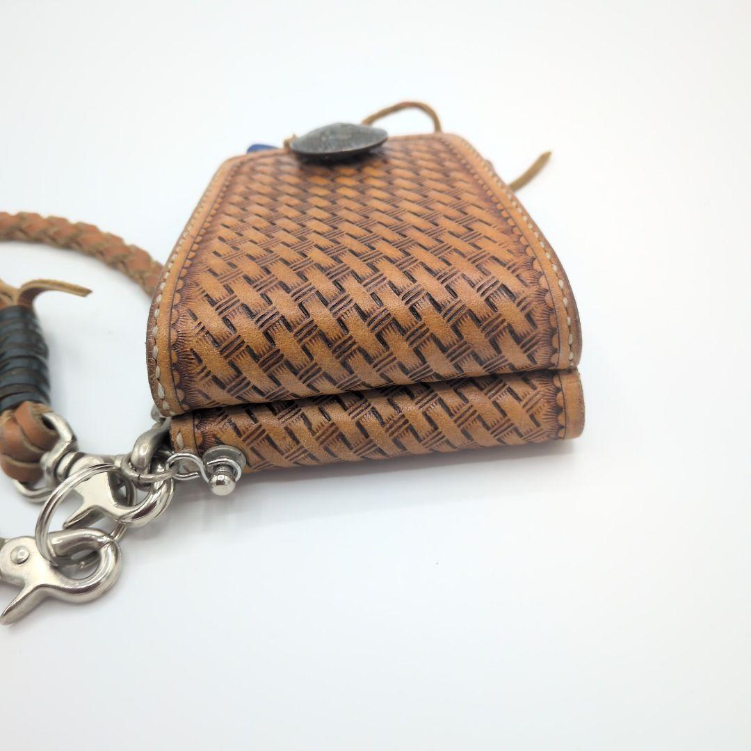 【美品】FUNNY ファニー　二つ折り財布　キーホルダー　バイカーズウォレット