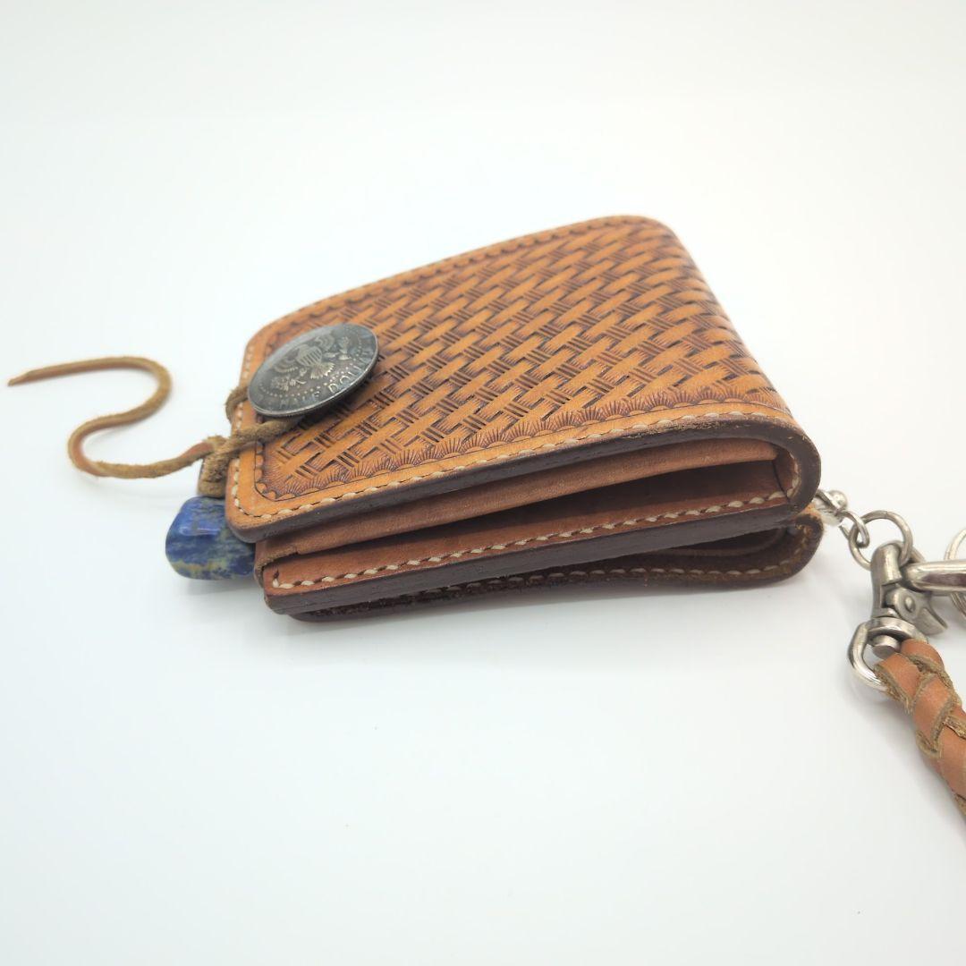 【美品】FUNNY ファニー　二つ折り財布　キーホルダー　バイカーズウォレット