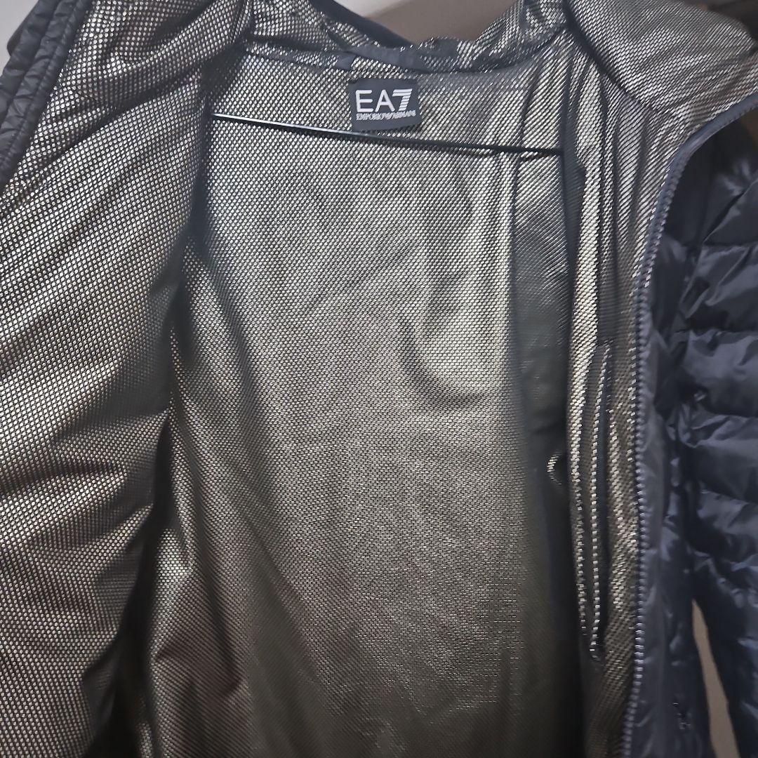 EA7 ブラックダウンジャケット