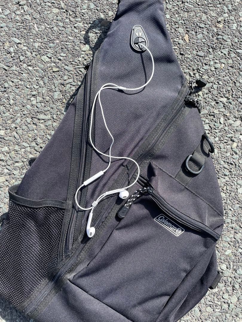 old coleman コールマン　オレンジ　メッセンジャーバッグ　古着　y2k