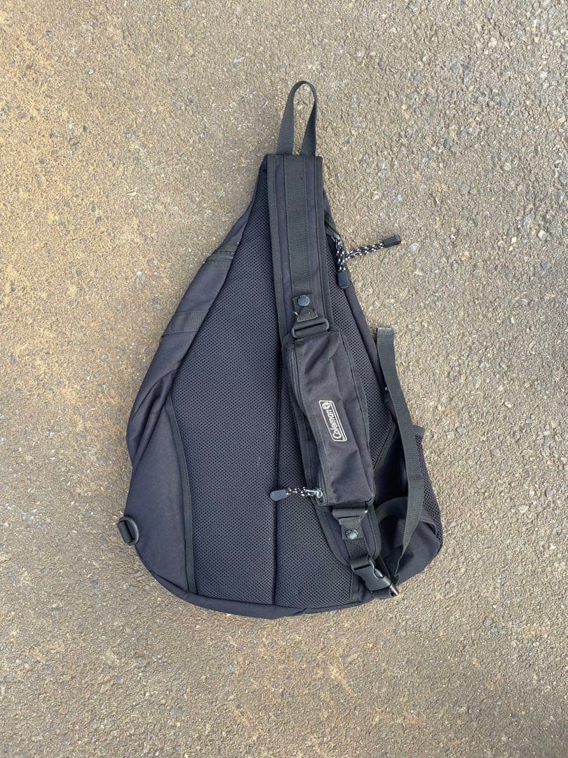 old coleman コールマン　オレンジ　メッセンジャーバッグ　古着　y2k