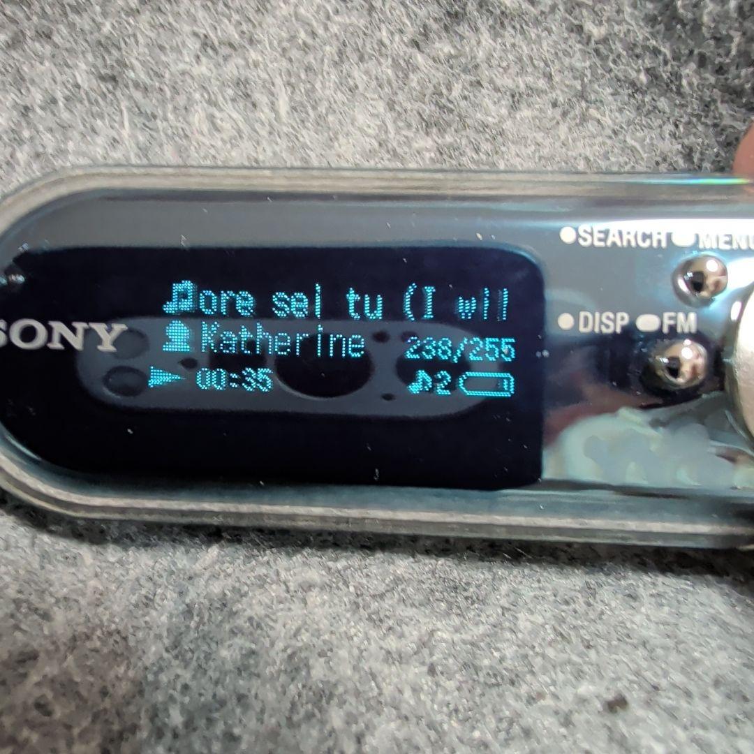最初の1名様と価格相談　完動美品　SONY　ウォークマン　NW-E505　ブルー