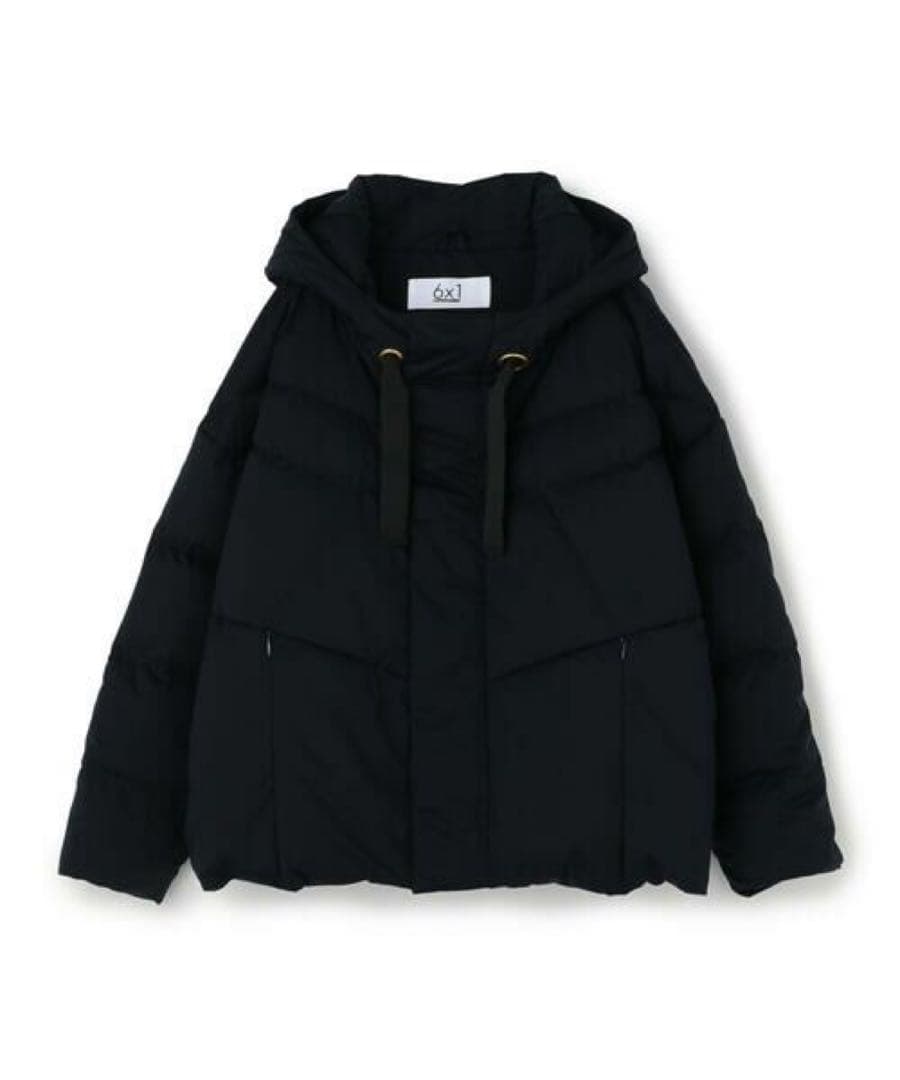 6×1  / COCOON DOWN JACKET 　黒