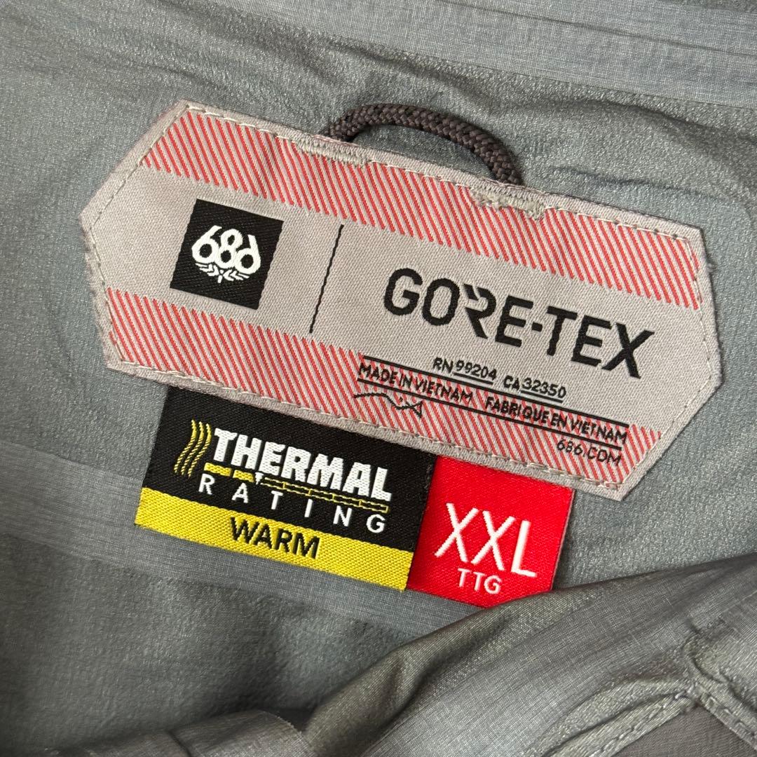 定価12万円　686 GORE-TEX PRO 3L ジャケット XXL グレー