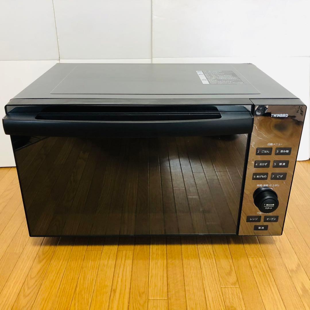 ツインバード　センサー付フラットオーブンレンジ　　DR-E857 2021年製