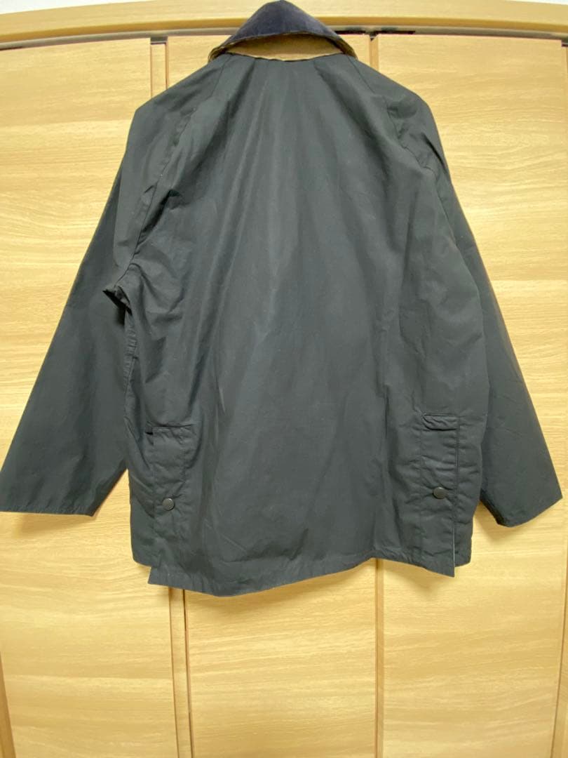 Barbour ブラック　リバーシブル　ナイロンジャケット コーデュロイ襟　40