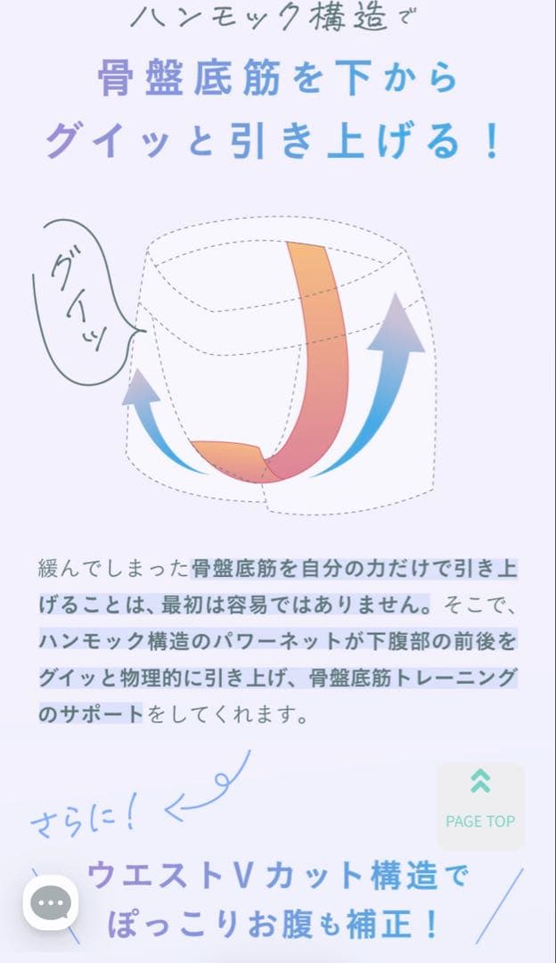 sara24 骨盤底筋トレーニングショーツ