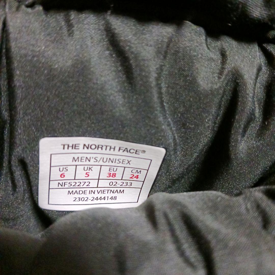 2916【未使用】ザノースフェイス　ブーツ　ヌプシ　24 NF52272　黒