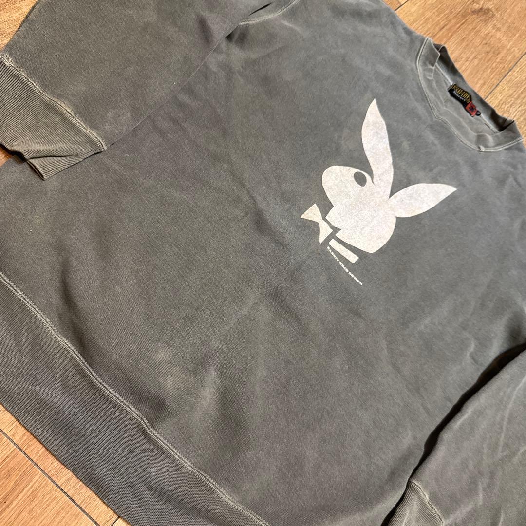 m*y様 RHD PLAYBOY ロゴ スウェット SIZE L