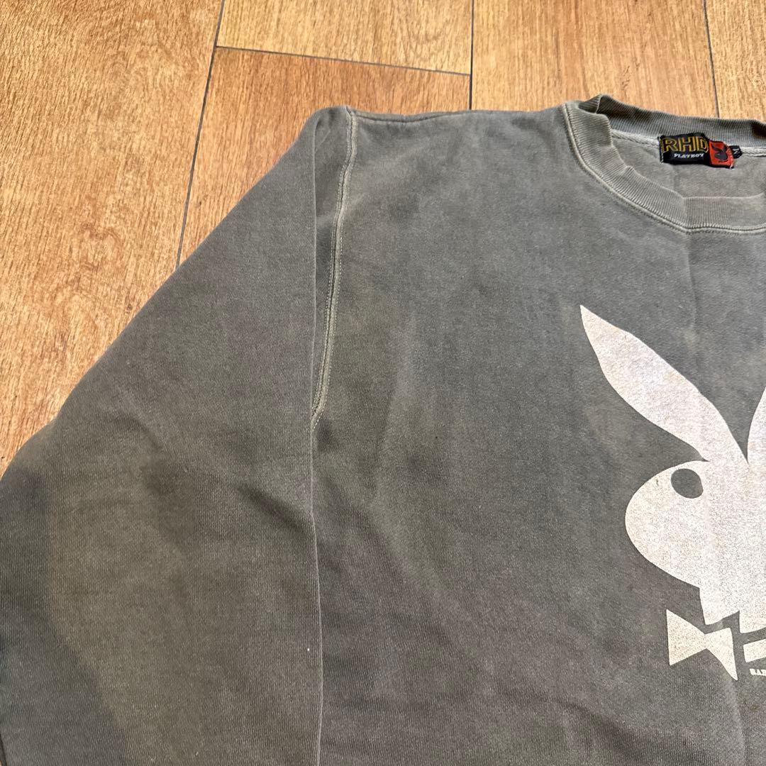 m*y様 RHD PLAYBOY ロゴ スウェット SIZE L