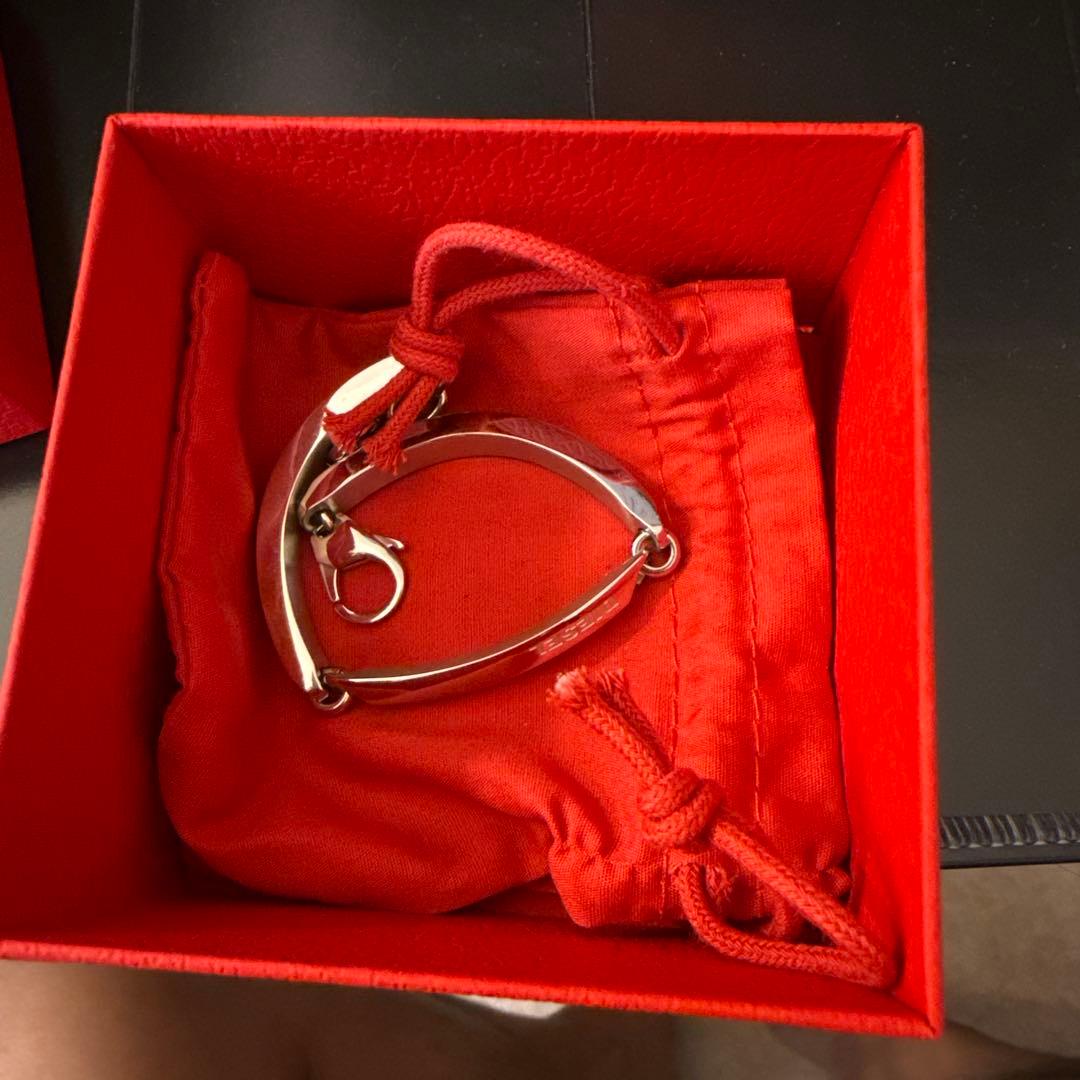 DIESEL シルバー ステンレスブレスレット