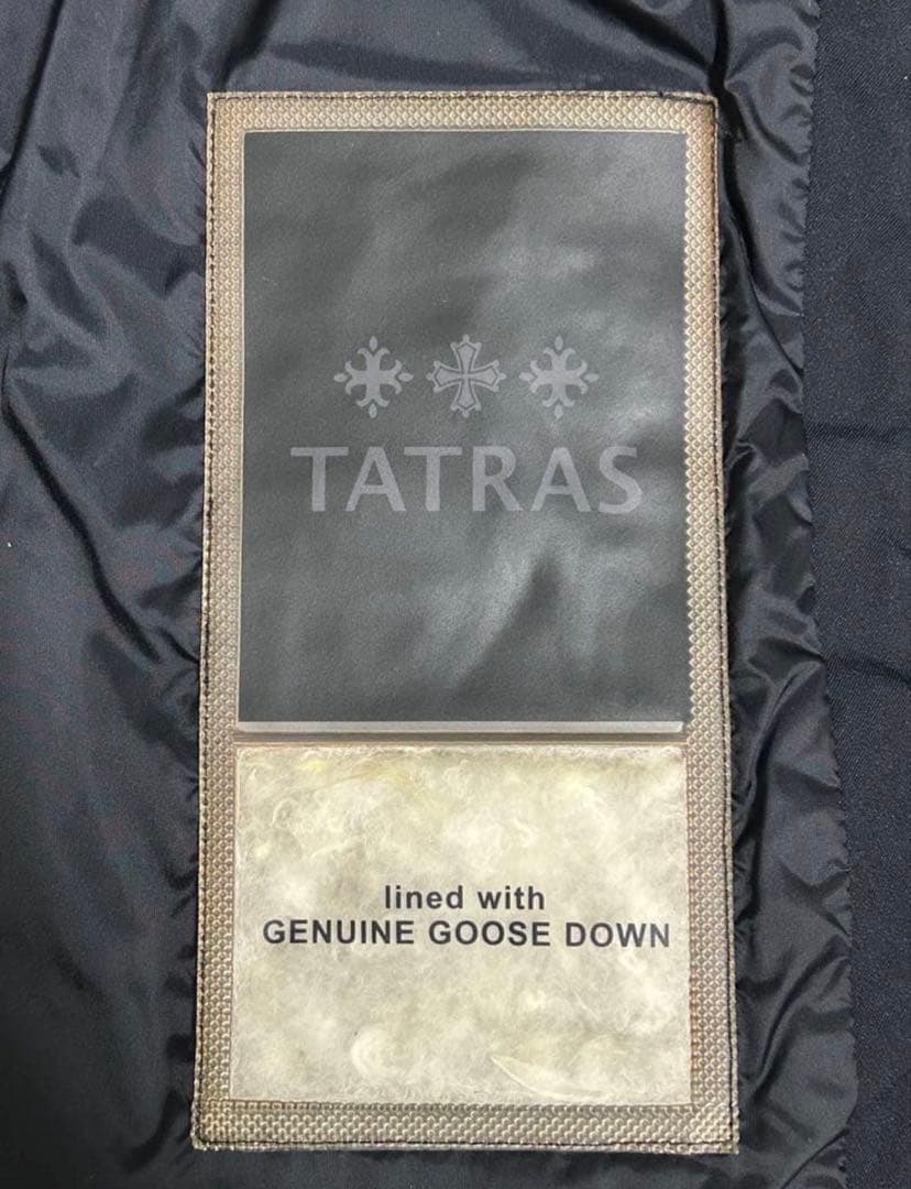 美品タトラスTATRAS アヴェチ AVECI ショートダウンジャケット 2 黒