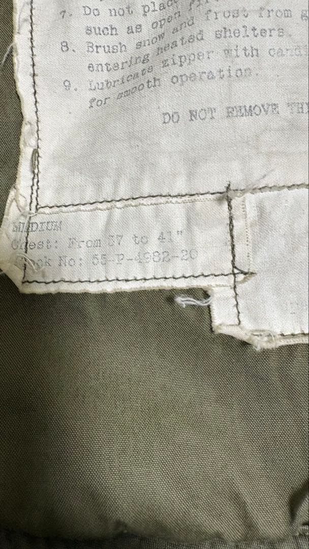 50s 米軍 us army M-51 モッズコート フルセット