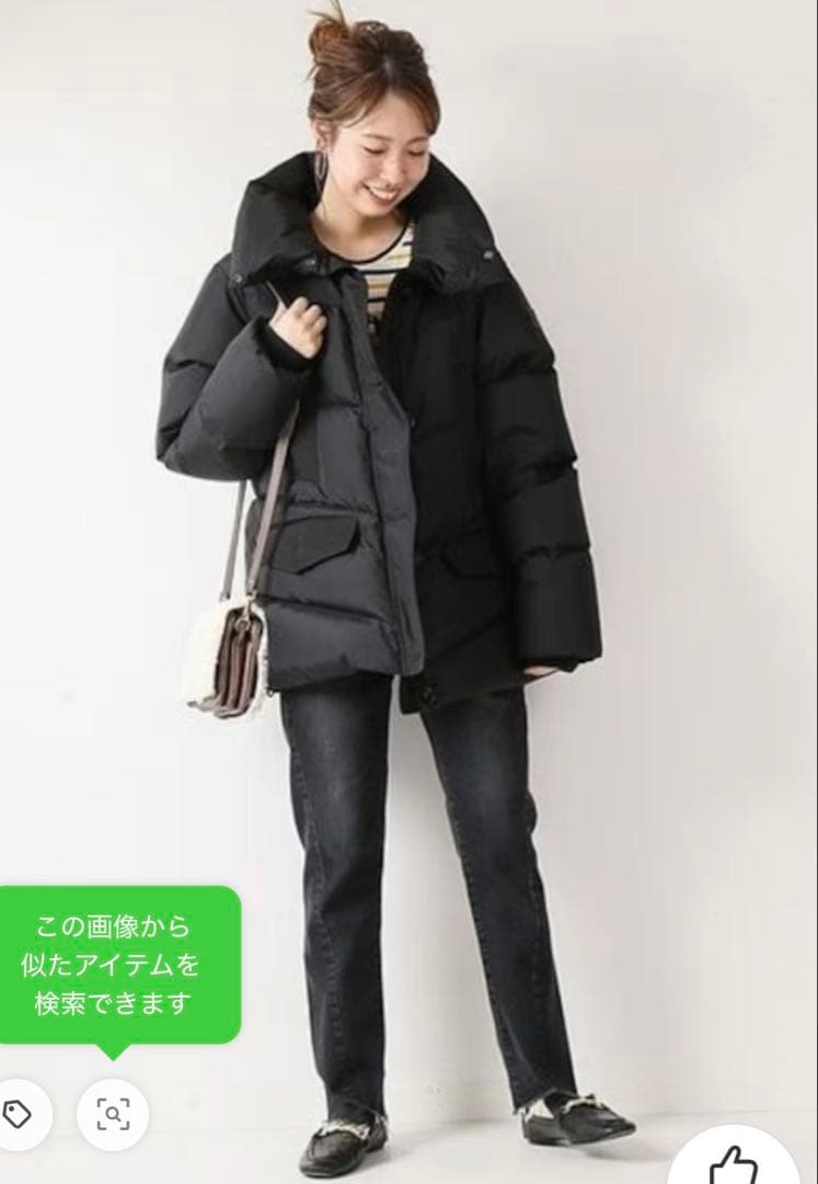 ウールリッチ ダウンジャケット Ws LOGO JACKET ブラック XS