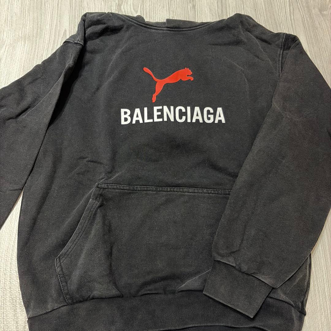 BALENCIAGA PUMA コラボ パーカー ブラック