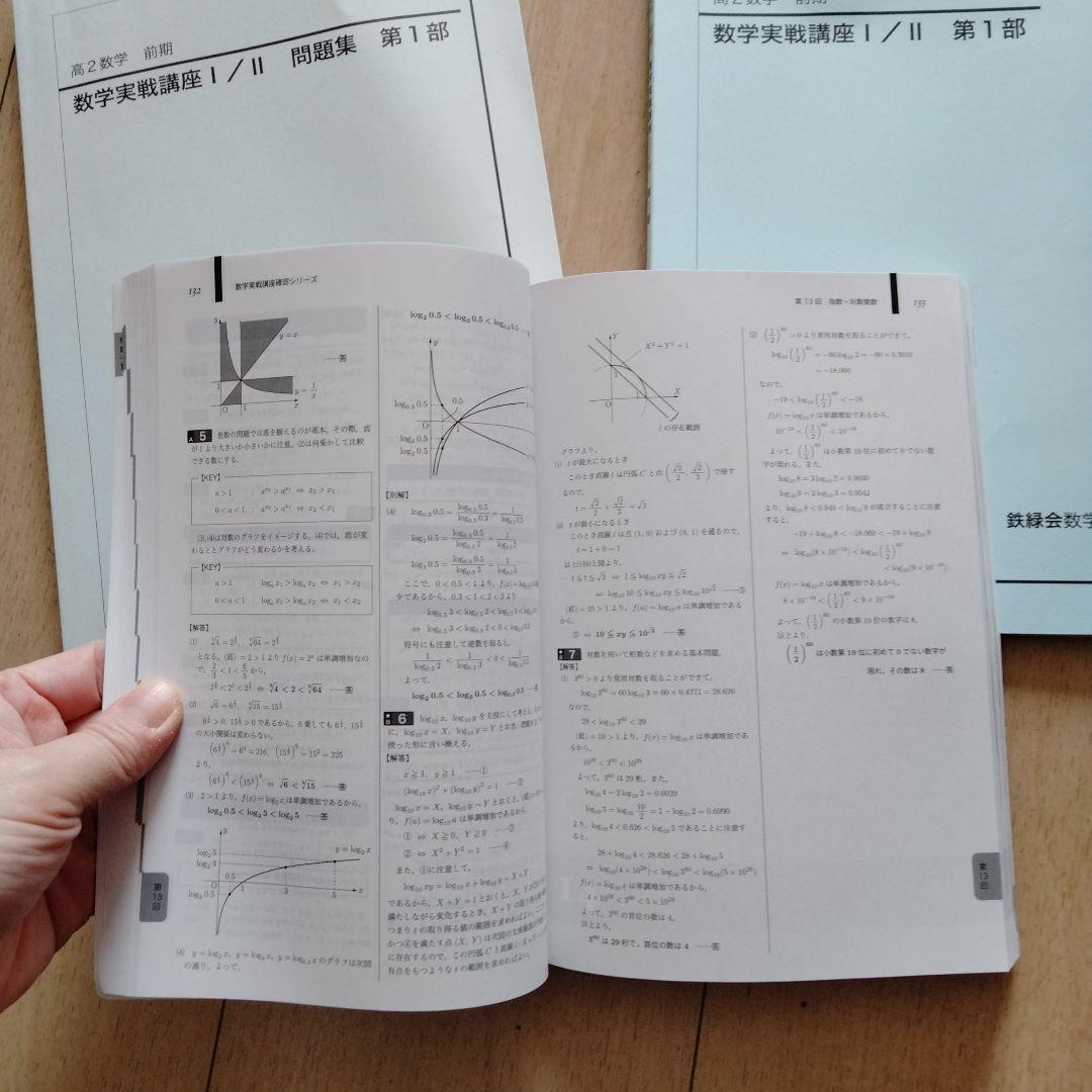 数学基礎講座I/II 問題集 第1部 鉄緑会2025 最新 高2前期