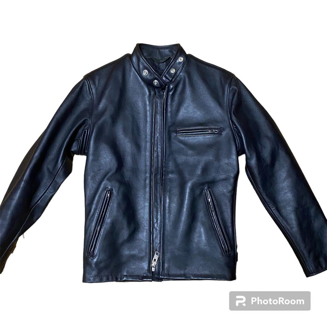 美品　Schott ショット ライダースジャケット　革ジャン USA製