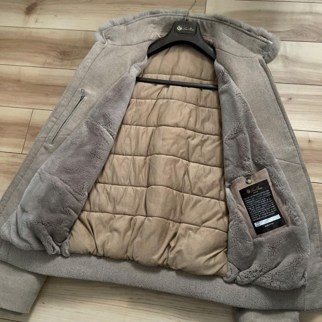 ロロピアーナ 豪華カストリーノファー カシミヤ ボンバー ジャケット