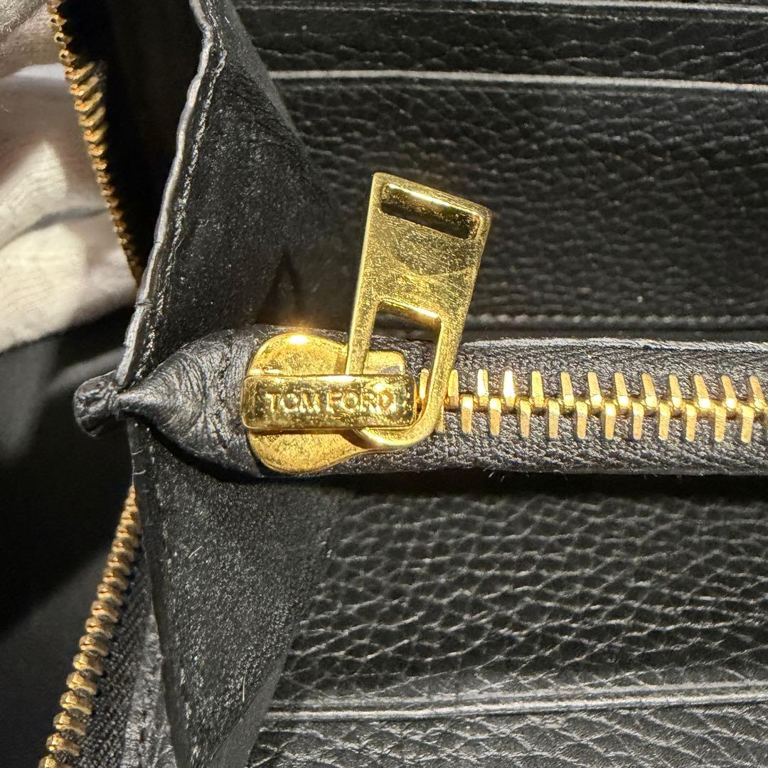 TOM FORD トムフォード 長財布 レザー ブラック