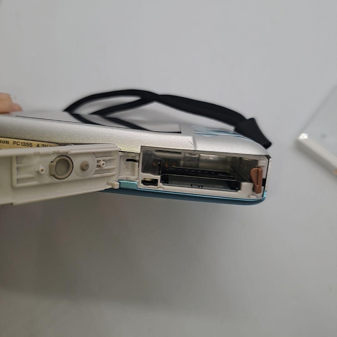 Canon IXY DIGITAL 110 IS デジカメ コンデジ 青 ブルー