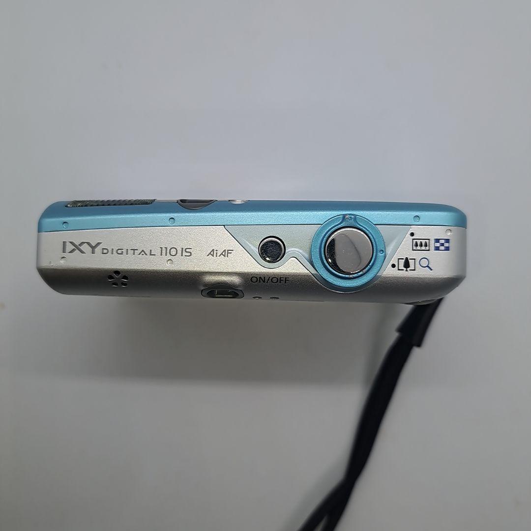 Canon IXY DIGITAL 110 IS デジカメ コンデジ 青 ブルー