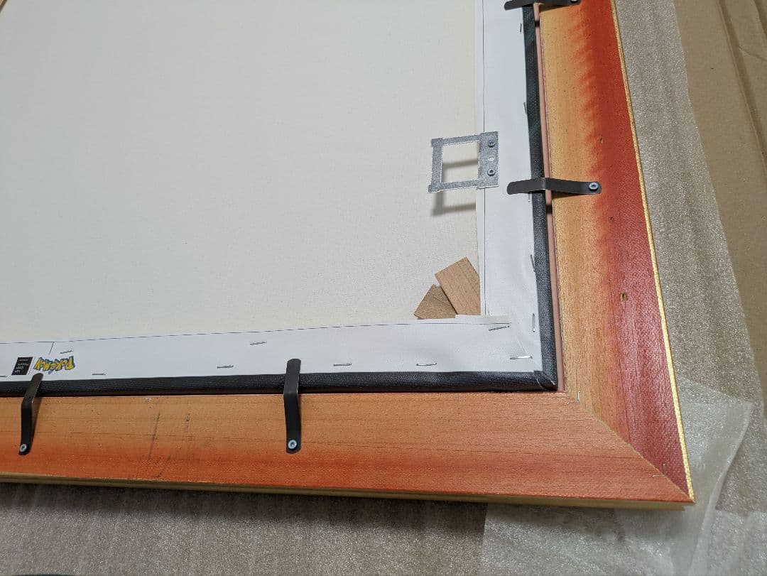 ゴッホ ピカチュウ 金枠 XL 証明書付き キャンバスアート ジクレー