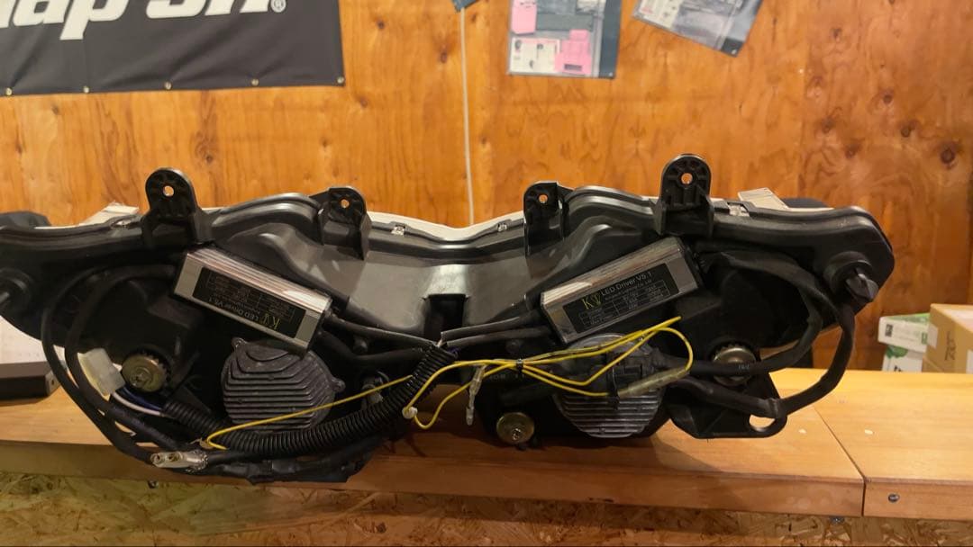 LED ヘッドライト kawasaki ZX25R 配線付き