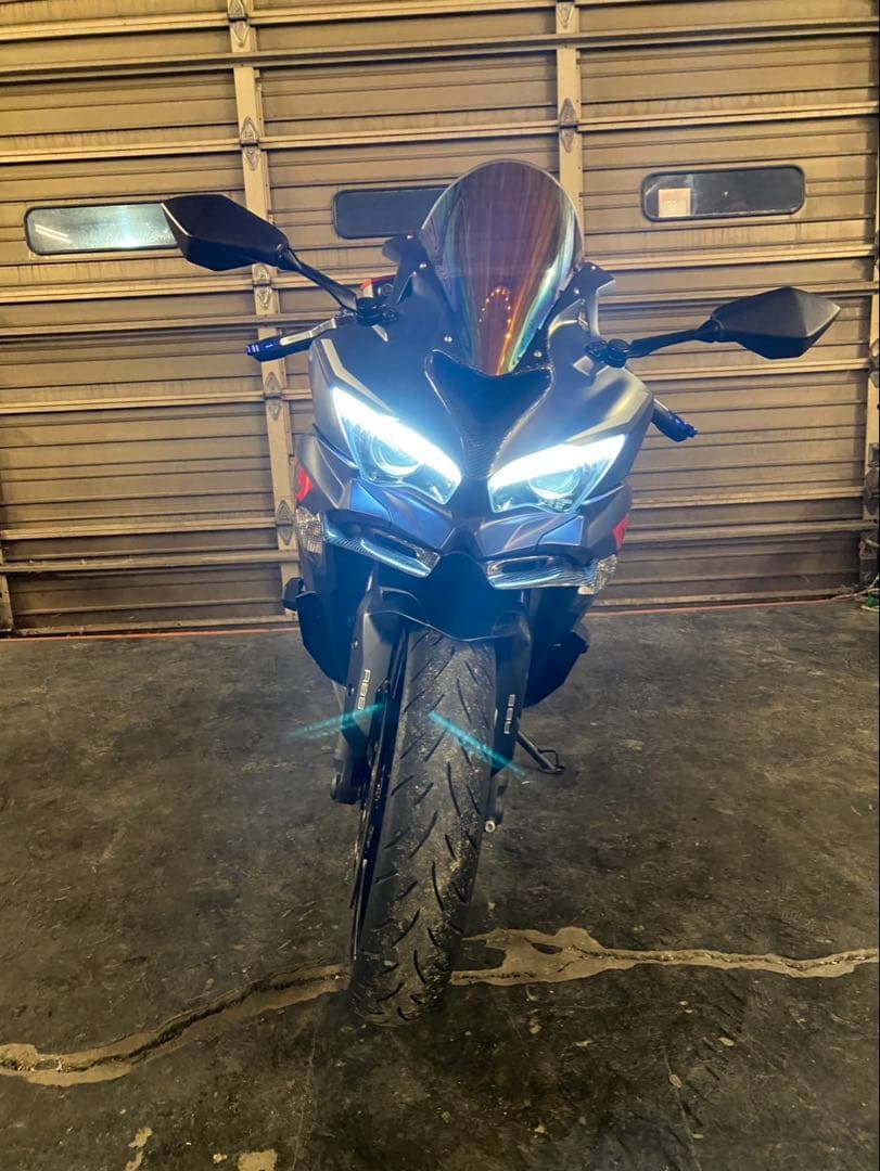 LED ヘッドライト kawasaki ZX25R 配線付き