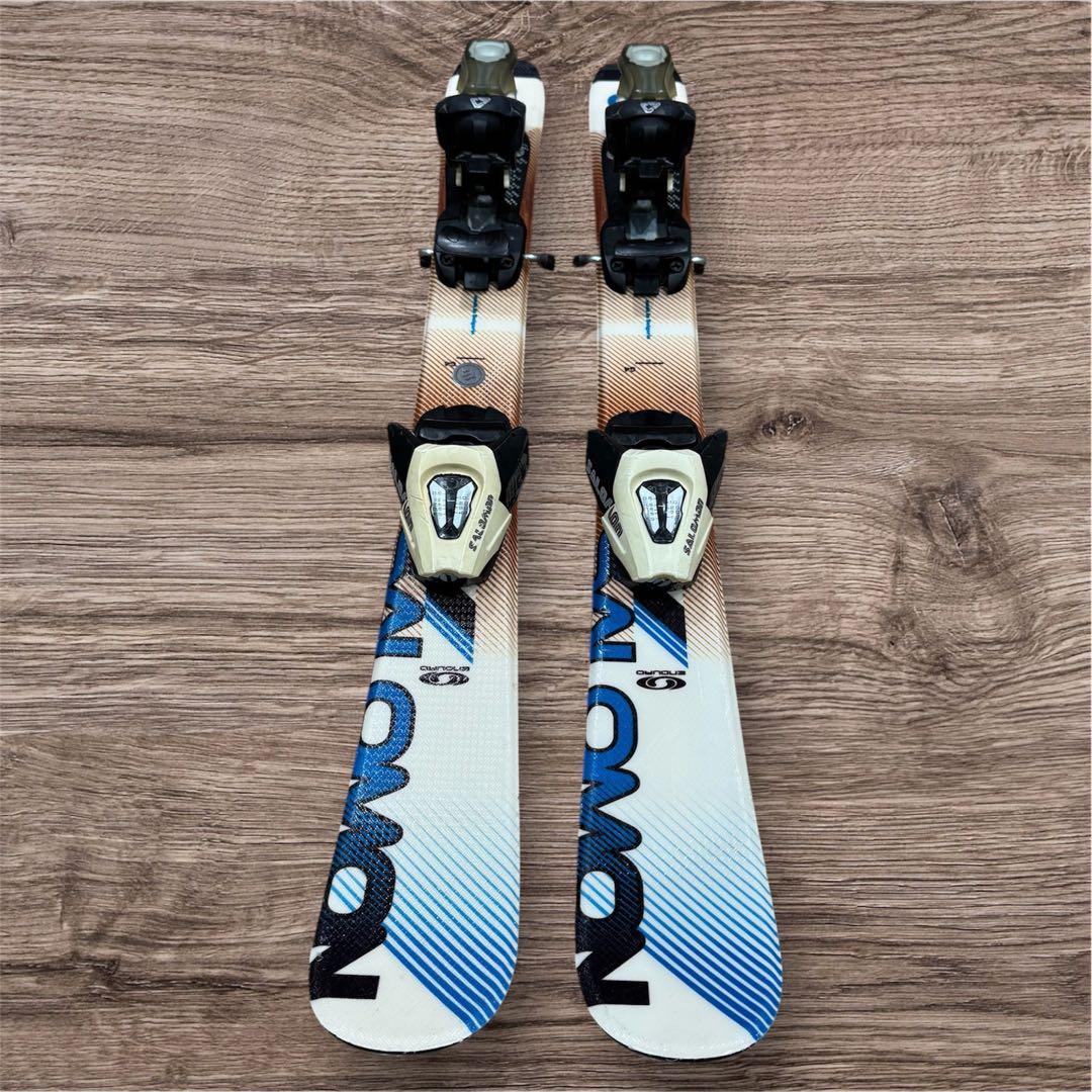 キッズスキー3点セット スキー板 スキーブーツ ストック SALOMON