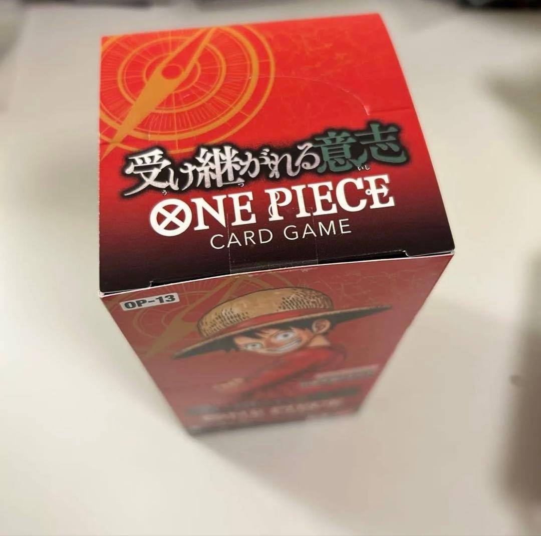 テープ付き ワンピースカード 受け継がれる意思1BOX OP-13 封入率一致