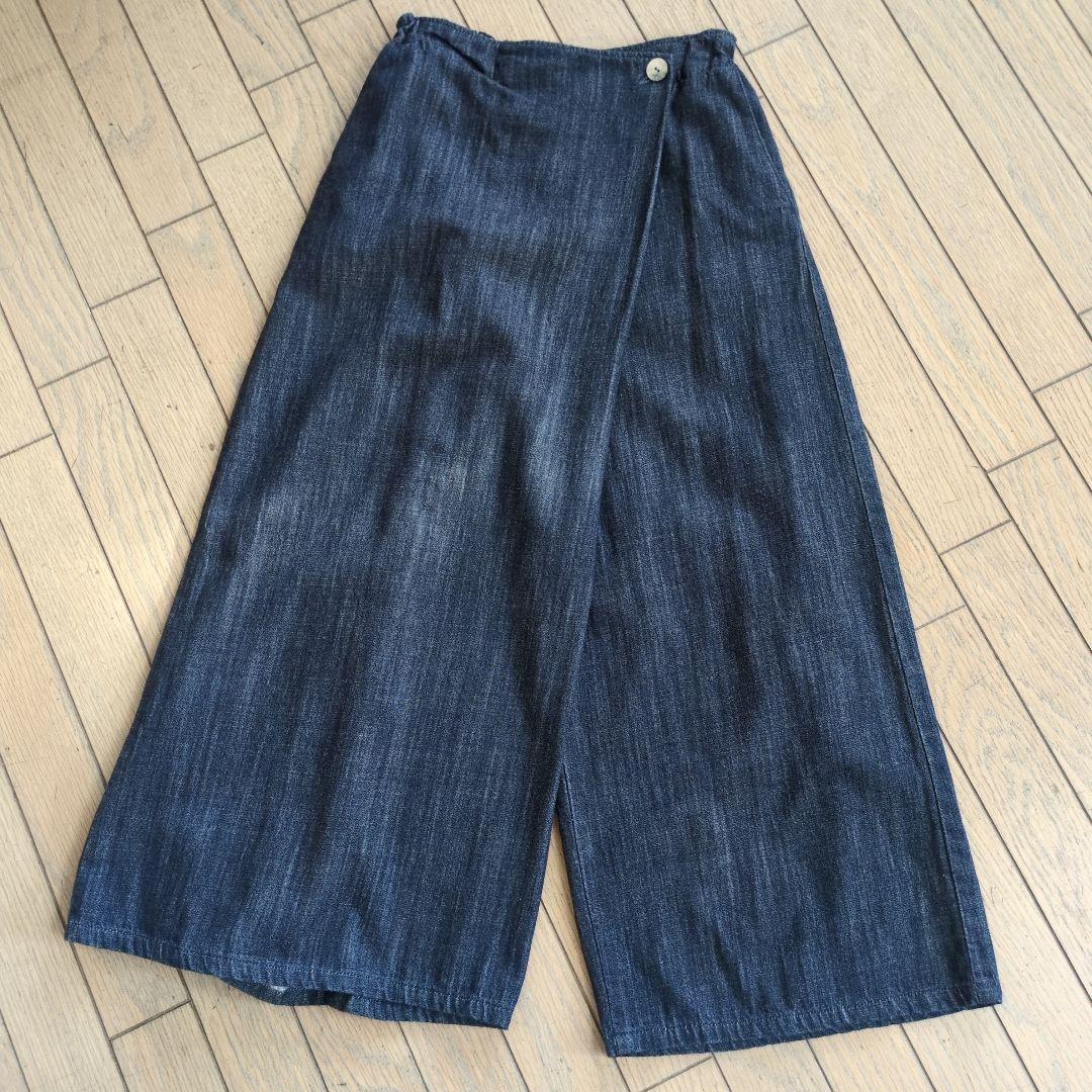 BLUE TRICK 新品未使用　ダークデニム ワイドパンツ