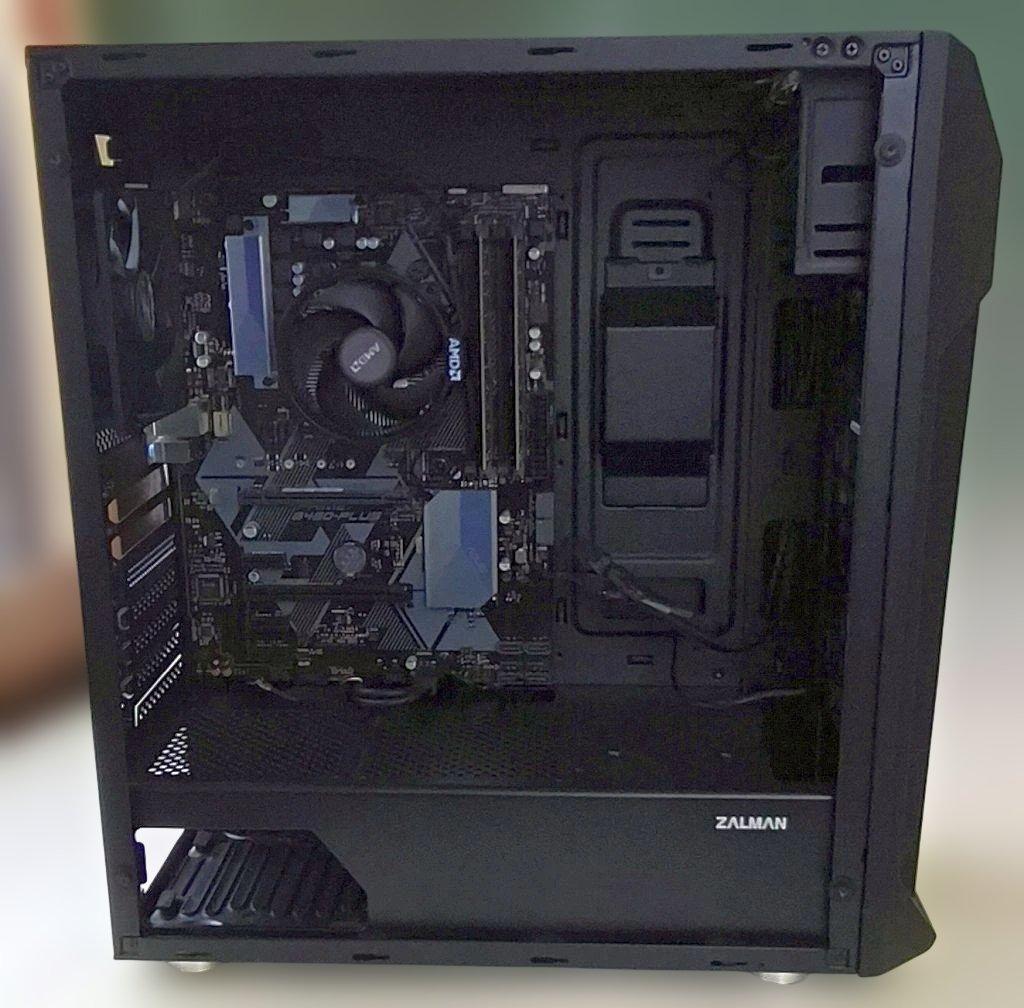 Ryzen5&マザー&メモリ16GB+ZALMAN Z1 Plusセット