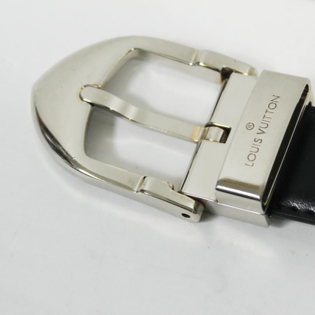 美品 ルイヴィトン ベルトバックル エピサンチュール レザー シルバー ブラック