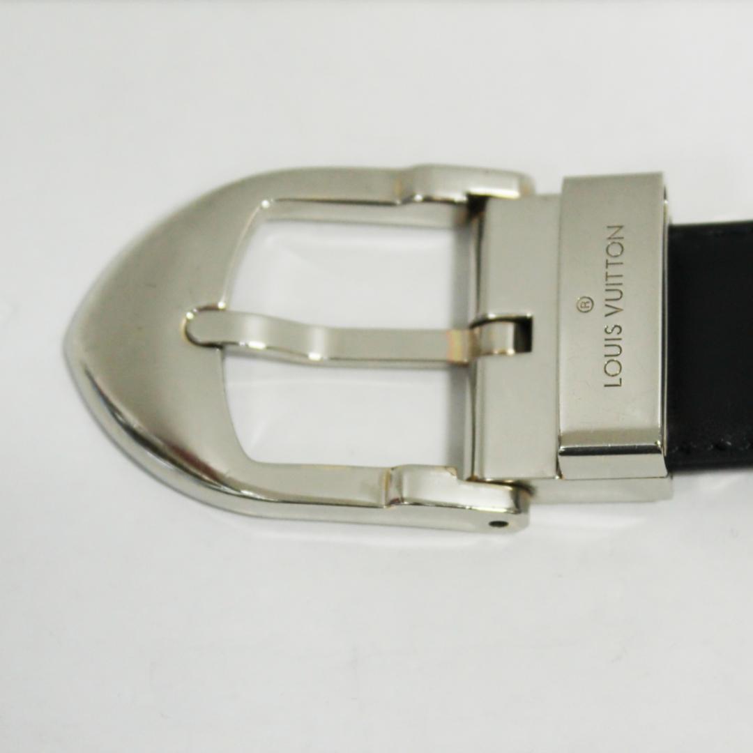 美品 ルイヴィトン ベルトバックル エピサンチュール レザー シルバー ブラック