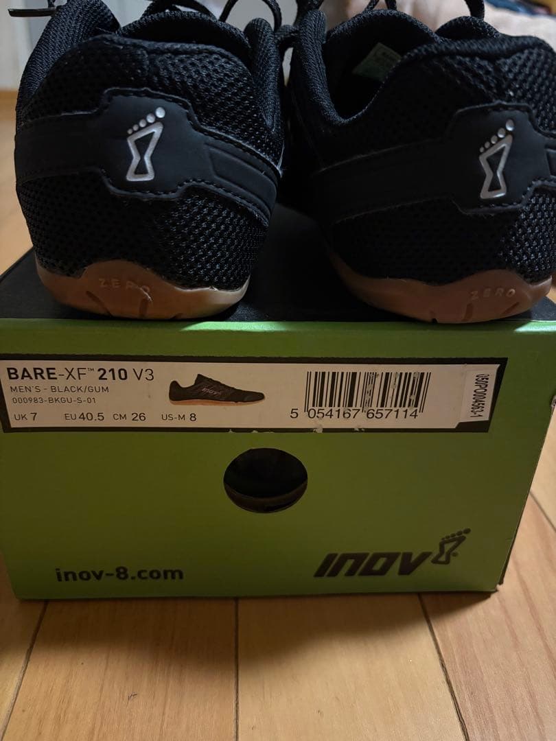 inov8 イノヴェイト トレーニングシューズ ブラックガム