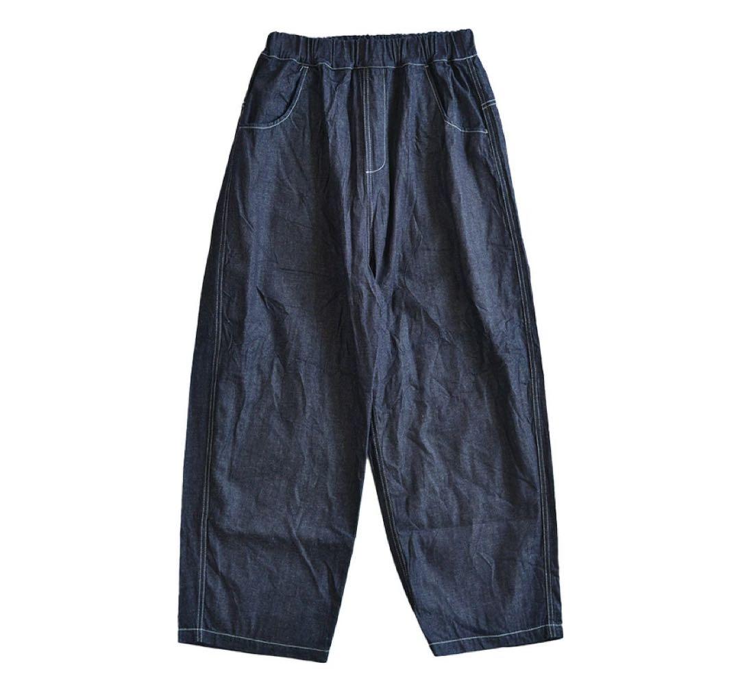 NARU ナル 8ozムラデニム ノッポパンツ インディゴ