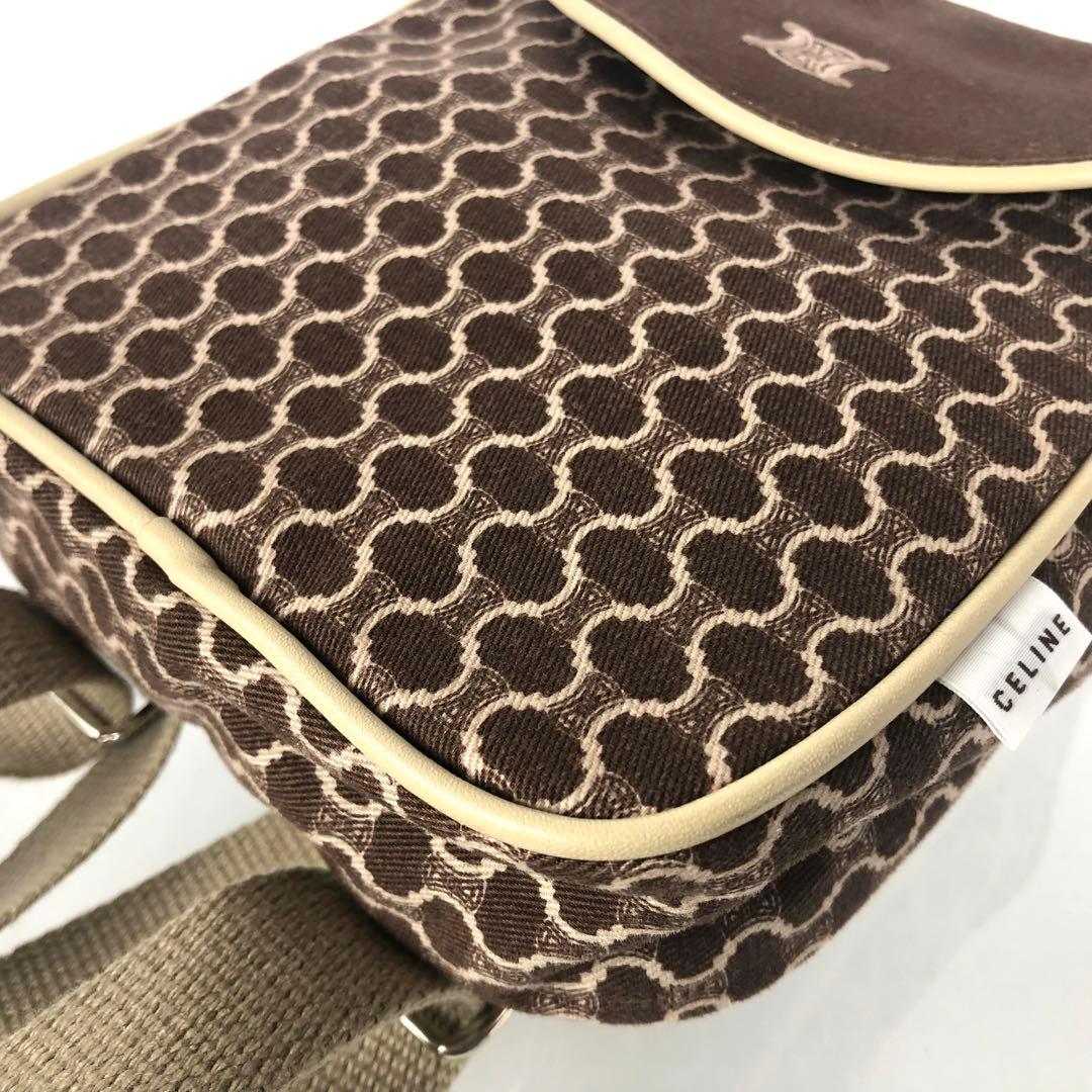 m*➿様 希少 CELINE セリーヌ キッズ 子供 ミニ リュック マカダム