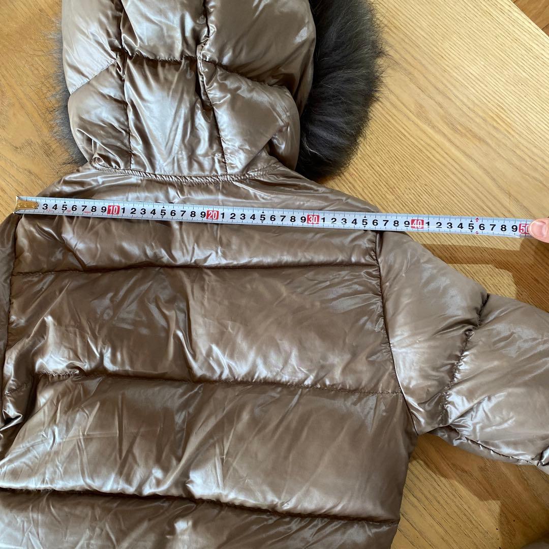 美品✴︎デュベティカダウン40kappaモカベージュラクーンファー