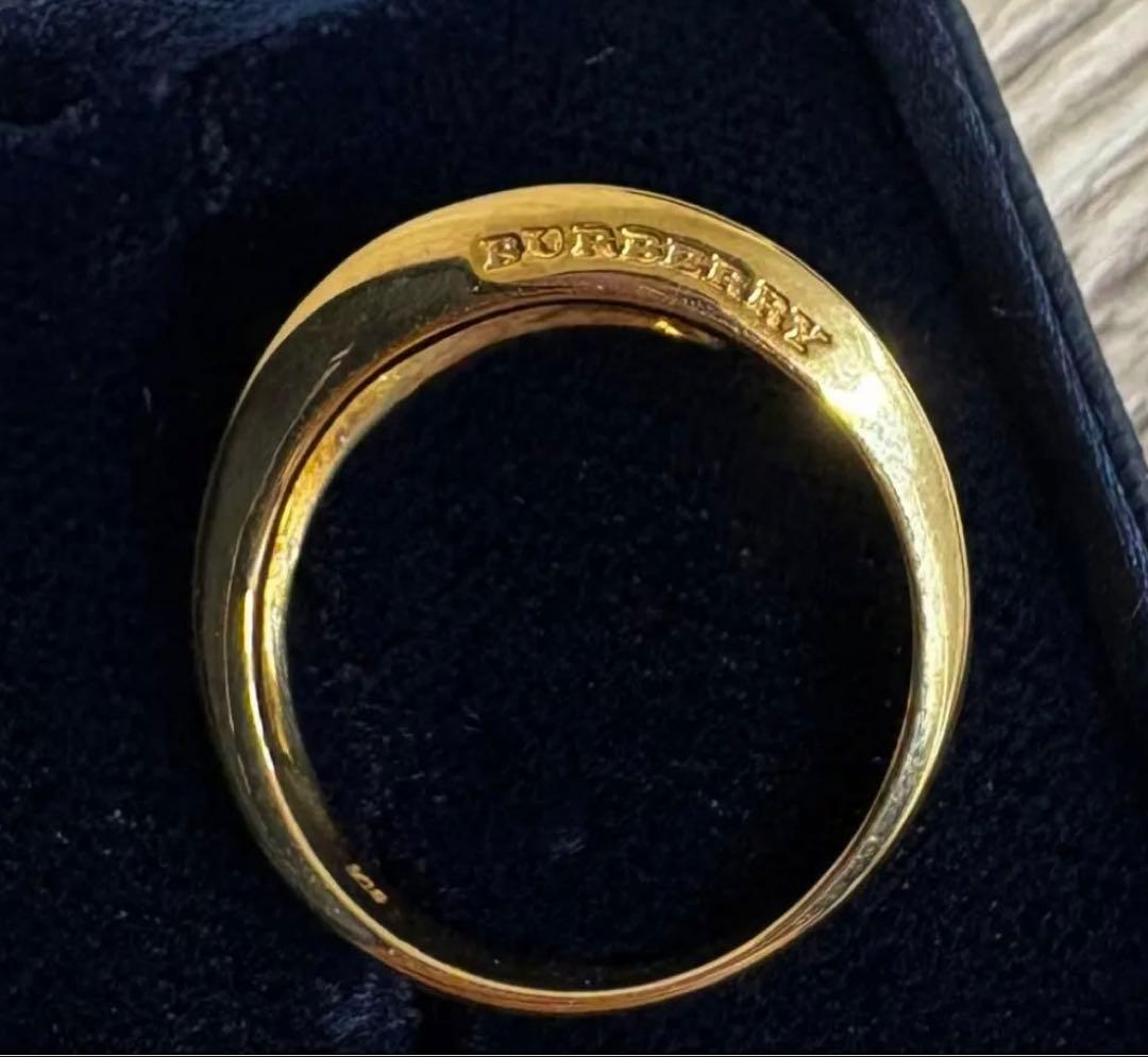 Burberrys バーバリー K18刻印 ゴールド　デザインリング