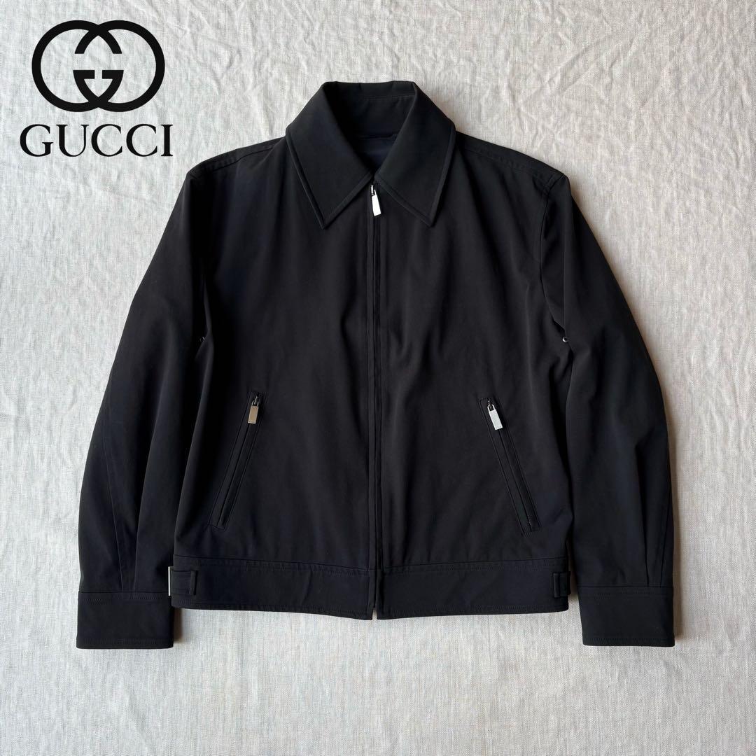 GUCCI グッチ 短丈 スウィングトップ ジップブルゾン 40