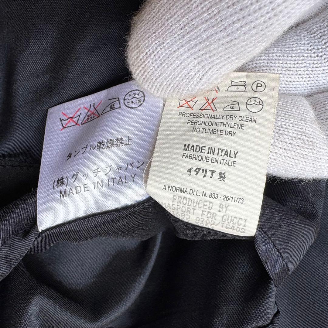 GUCCI グッチ 短丈 スウィングトップ ジップブルゾン 40