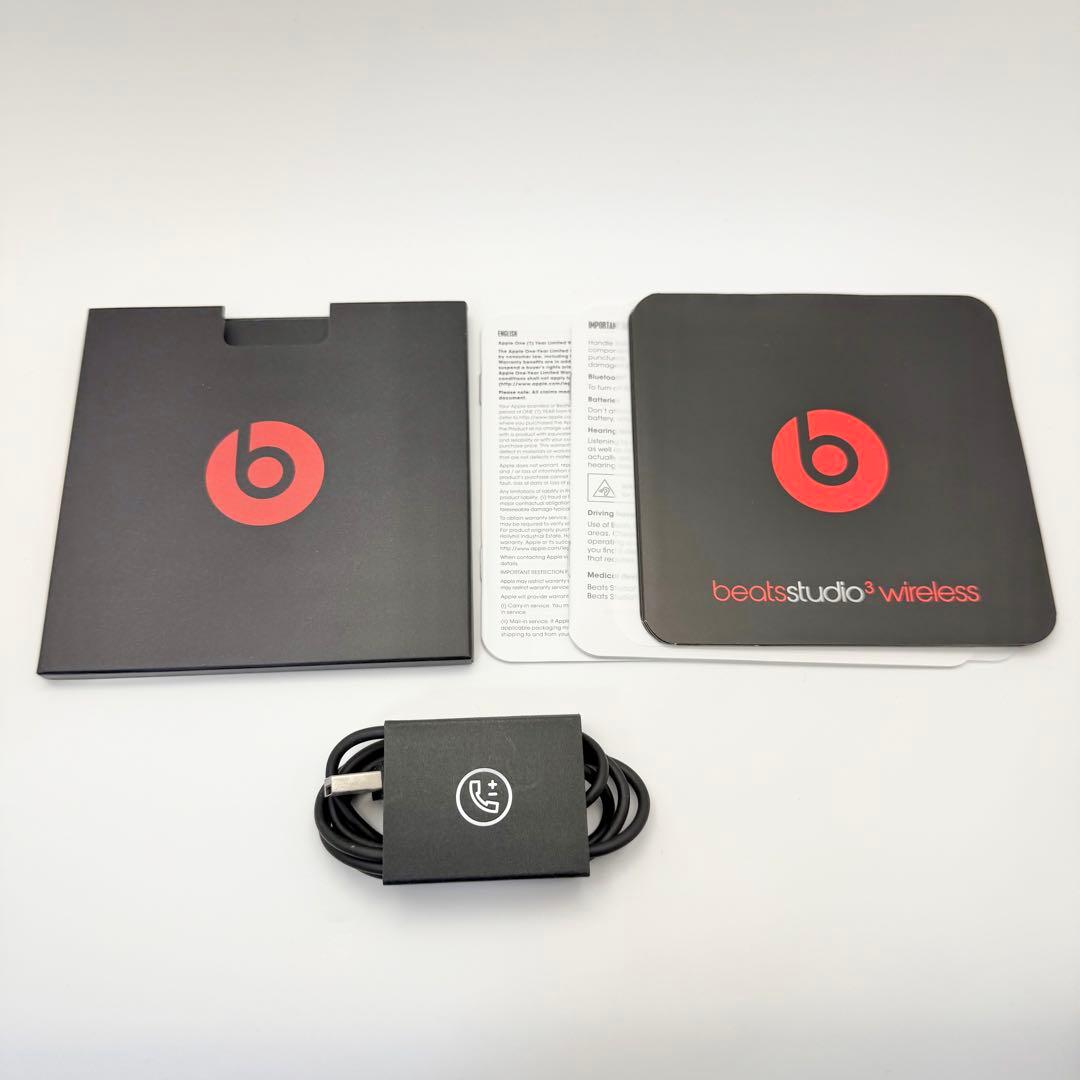 Beats Studio3 Wireless レッド 動作OK 919-21