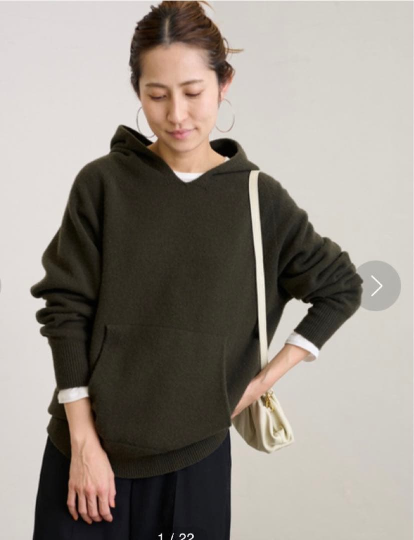 FRAMeWORK 圧縮クウールフードプルオーバー ＆ スカート