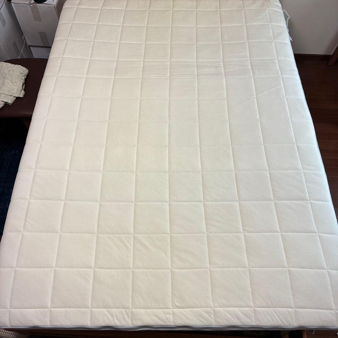 エアーウィーブ敷布団、ダブルサイズとグレーのカバー