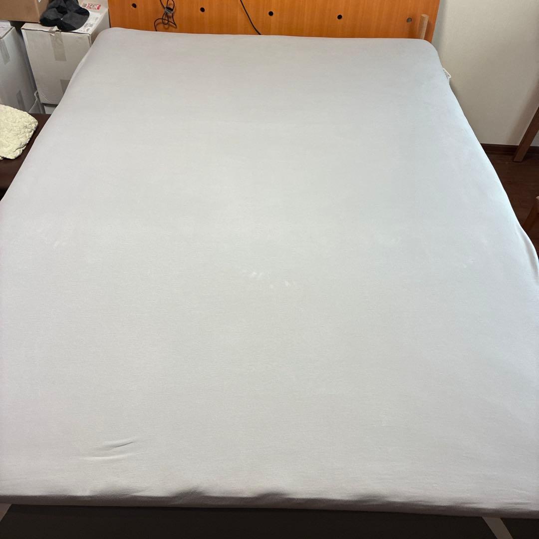 エアーウィーブ敷布団、ダブルサイズとグレーのカバー