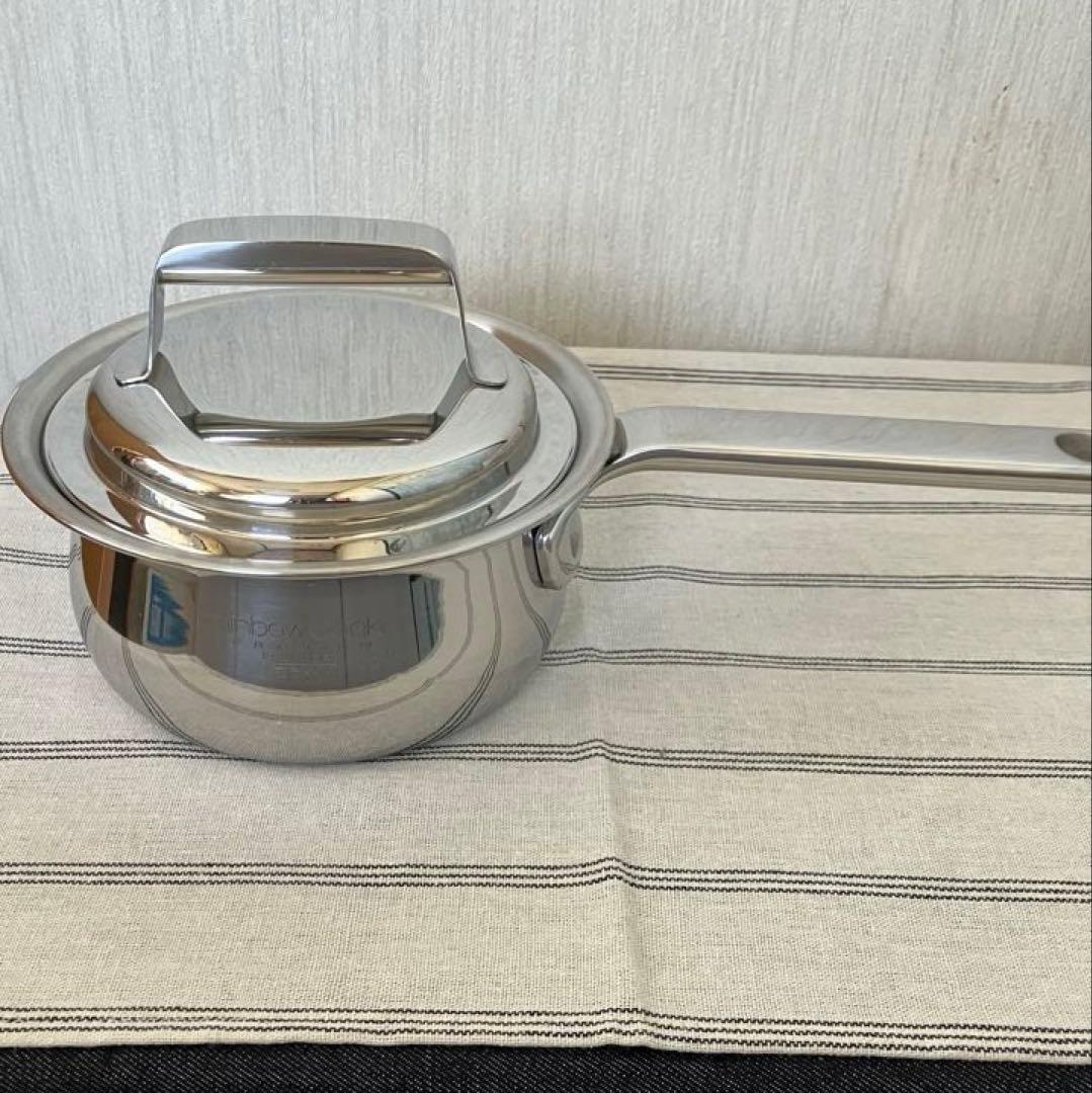 【 美品 】レインボークッカー プレミアム 片手鍋 13cm 蓋付き